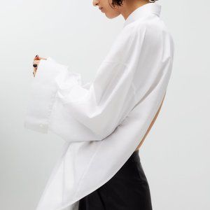 Zara - Size M/L - White Poplin Shirt - Brand New, Never Worn, Tags on